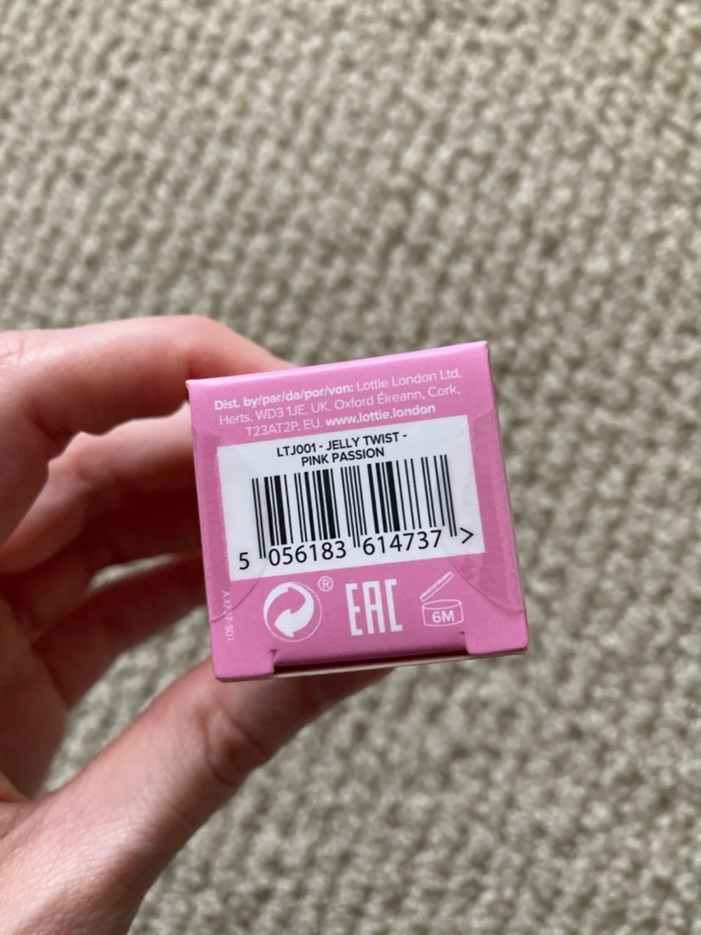 Lottie London Jelly Twist Cheek & Lip Tint Pink Passion NIB